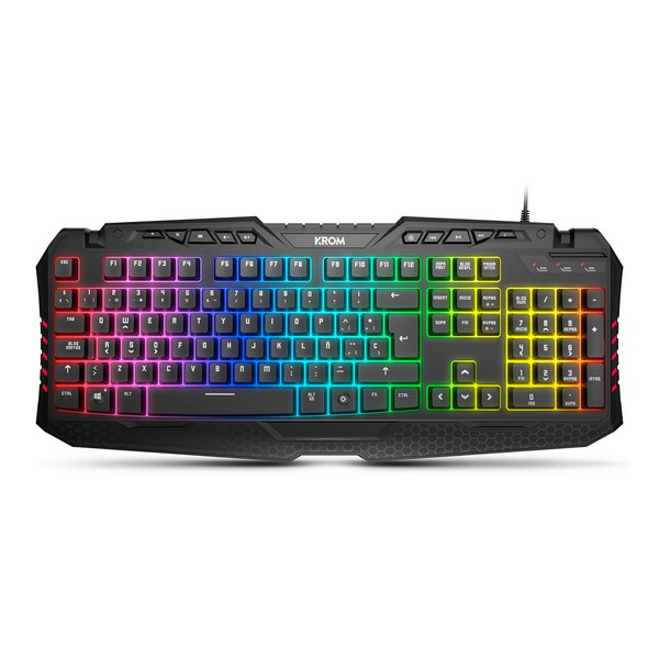 Gaming Keyboard Krom Kyra RGB USB Black